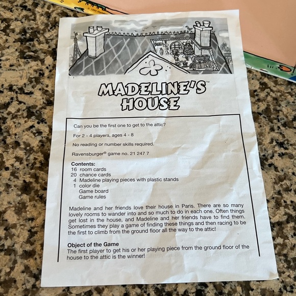 Madeline’s House Board Game - Picture 7 of 10